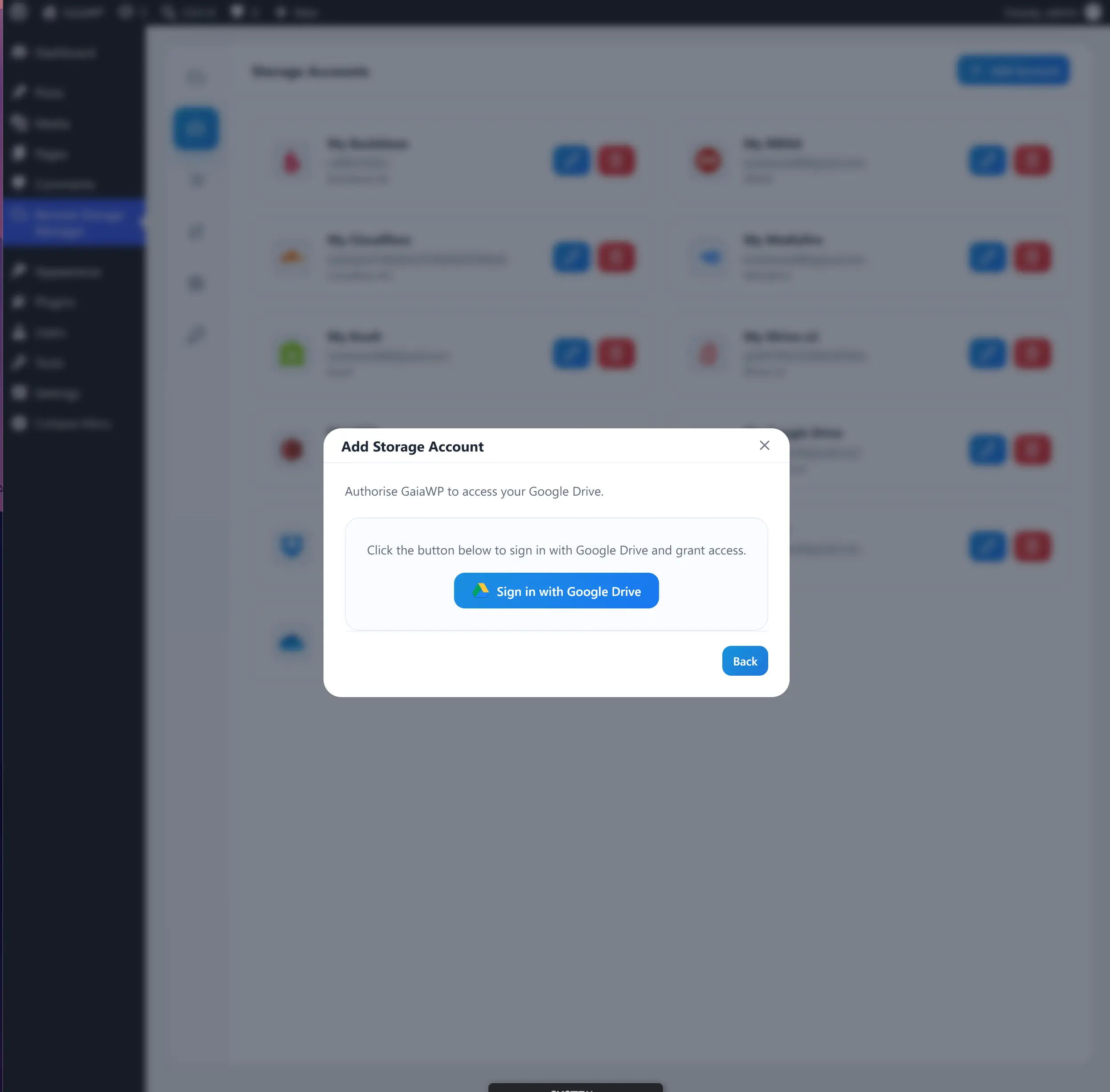 Connecting to Google Drive